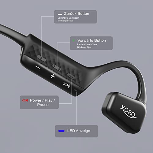 Xoro KHB 35 Casque Sans fil Crochets auriculaires AppelsMusiqueSportAu quotidien Bluetooth - vue 5