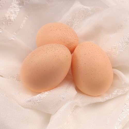Lorigun 10pcs Artificial Egg Fake Food Faux Kitchen Decor Theater Prop - Thumbnail 3