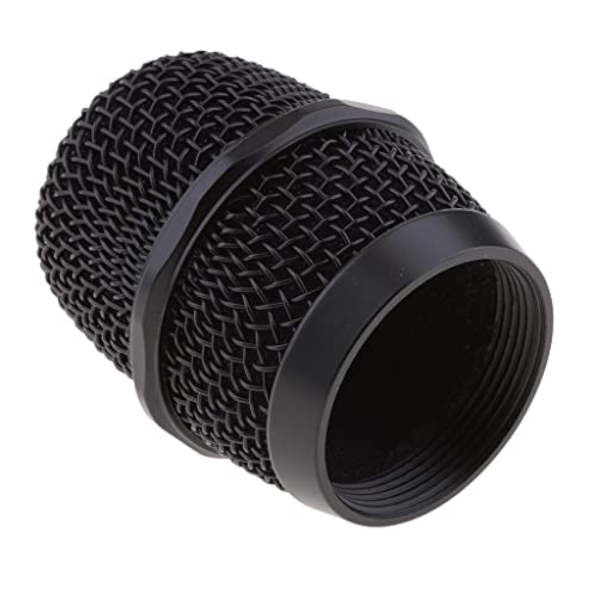 Replacement Handheld Mic Microphone Ball Head Mesh Grill, Black