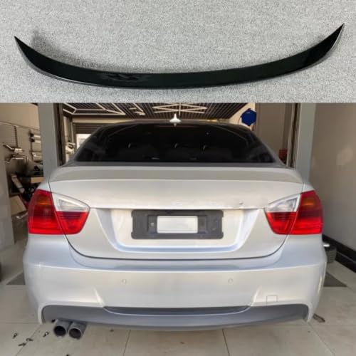 Aileron BMW E90 résistant aux UV et intempéries becquet blanc ABS coffre
