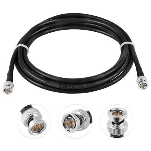 Câble BNC SDI mâle coaxial numérique 3m 1694A HD 75 Ohm pour axe de décodage DAC noir