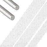 SUPERFINDINGS Edelstahl Federdraht 18 Gauge 304 Silber Schmuckdraht 1mm Diameter 403mm/Stück Für DIY Schmuckherstellung Und Kunsthandwerk