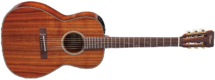 Takamine EF407 Orchestra Hawaiian Koa Acoustic-Electric Natural