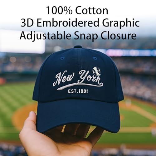Image of Cap Hat Classic Vintage Embroidered Hat Cap for Men Women Teenager Cap Adjustable