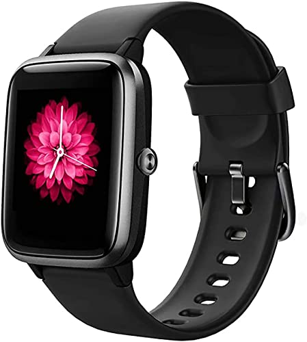 Reloj Inteligente Mujer, Smartwatch Mujer y Hombre con Ritmo Cardíaco, Podómetro, Alarma, Reloj de Fitness Pulsera …