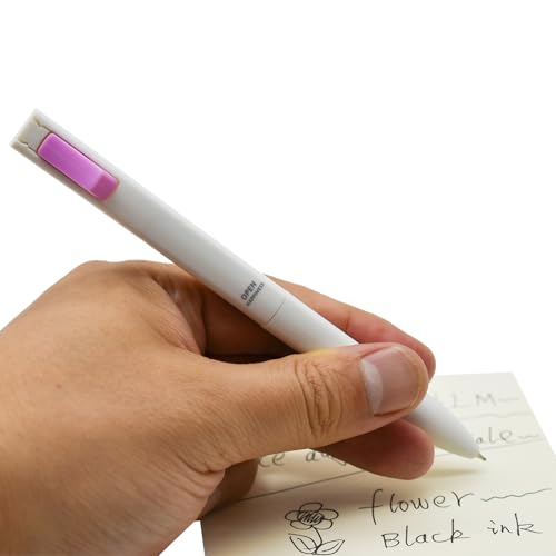 6 bolígrafos de gel novedosos con diseño interruptor miniatura 3