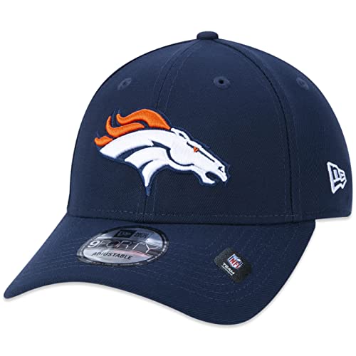 New Era Mens Navy Denver Broncos Core Team 9FORTY Adjustable Hat