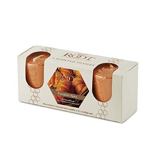 Root Candles Pumpkin Spice Beeswax Votives