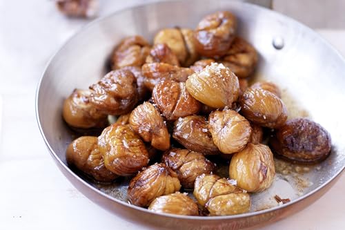 Organic Whole Chestnut- Roasted and Peeled Chestnuts- Kosher for Passover - 5.3 Oz Bag (3-Pack, Total of 15.9 Oz)