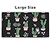 Produktbild keling - Gaming Mauspad Tischunterlage Large Size,groß extended mousepad für Office,Schwarz Kantenanleimung mouse pad für Laptop Computer Desktop - Pretty Pink Mini Cactus Pots