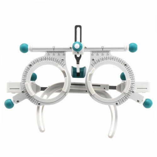 Image of BestParts Professional Optical Trial Lens Frame Eye Optometry Test,50g | Ultralight Titanium Universal Adjustable Optometry Optician Trial Lens PD 48-80MM,for Hospital Clinic School Optical Store