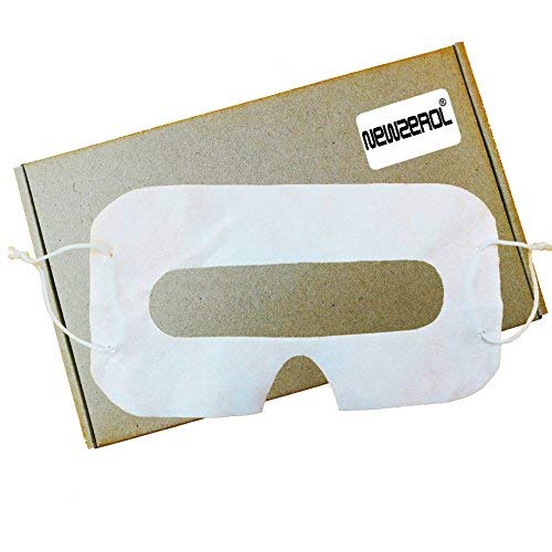 [100 Stück] Orzero® Ersatz für HTC Vive/Oculus Rift/Rift S/Quest/Ausrüstung VR/Google Cardboard/Oculus GO Einweg-Augenklappen-Gesichtsabdeckung für Virtual Reality-Headset-Zubehör