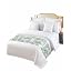 DecorLovee Blue Palm Tree Bed Runner - Twin Size, 71x20 Inch, Decorative Throw For Foot Of Bed, Coastal Decor