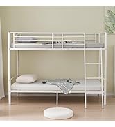 二段ベッド パイプベッド HDKHTWL 二段ベッドパイプ ベッド ロフトベッド シングルベッドに取り外し可能 部屋二段ベッド パイプ2段ベッド パネル二段ベッド 側面で支えてずり落ちを防し 耐...