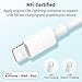 iPhone 12 Fast Charger Cable USB C to Lightning Cable - Onpro 2 Pack 6ft MFi Certified Charging Cord-Type C Port Support Charging Syncing Compatible with iPhone 12 Mini Pro Max 11 SE(2020) X XS XR 8