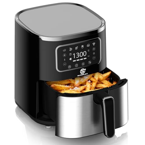SUPERLEX Digital Air Fryer 4.8L Single Basket, Oil-Free Healthy Cooking