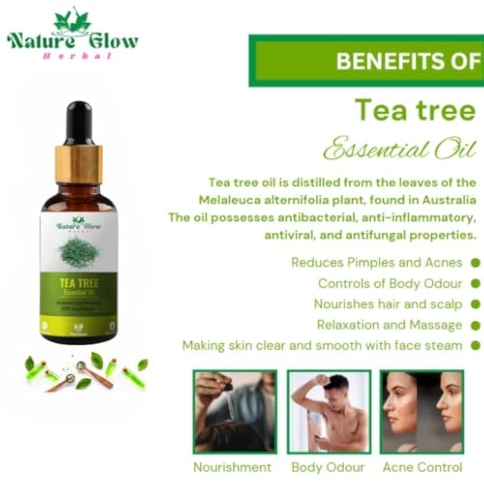 Herbal Tea Tree & Eucalyptus Essential Pack of 3