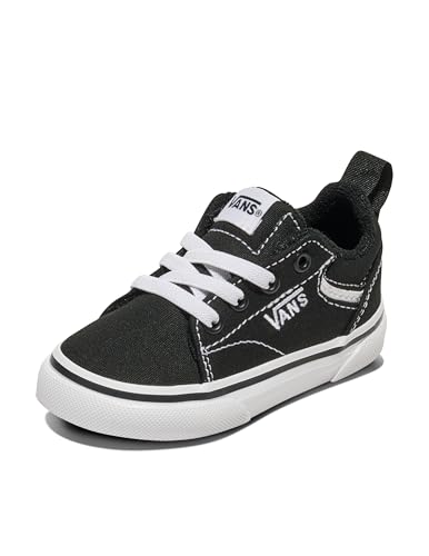 Vans Toddler Seldan Slip-On Shoe | Little Kids' Retro Tennis Inspired Sneakers for Boys & Girls,...