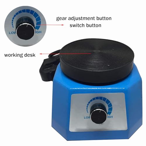 Placa vibratoria de laboratorio para mezclas de yeso con velocidad regulable 3