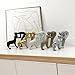 Silver Human and Dog Statue Decoration, Cute Pet Sculpture Home Decor Tabletop Ornament Office Living Room Bedroom Home, for Dog Lovers Friends Family Decoration