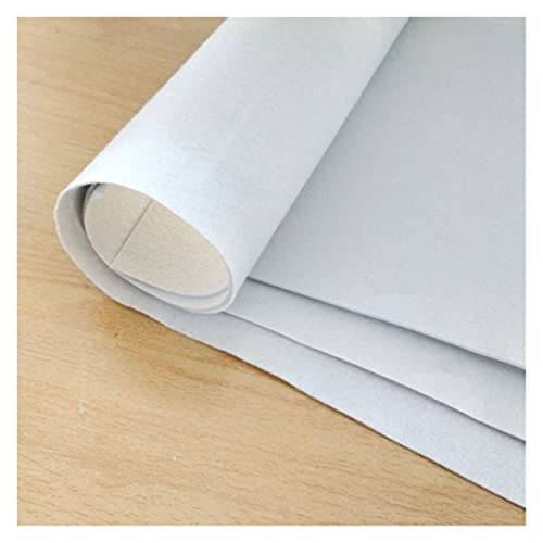 GBSONGJIN Tela de forro, tela de retazos fusible, de un solo lado, de algodón, relleno de entretela de color crema (400 g, 100 x 100 cm)