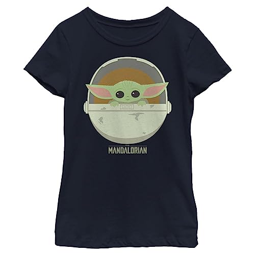 Image of Star Wars Girls Star Wars: Mandalorian The Child Cute Bassinet Girls Short Sleeve Tee Shirt