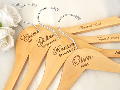 Bride Hanger, Wedding Hanger, Personalized Bride Hanger, Mr & Mrs Hanger, Custom Hanger, Honorary Maid, Bridesmaid, Dress Hanger, Wedding Anniversary, Wedding Gift #TOP3