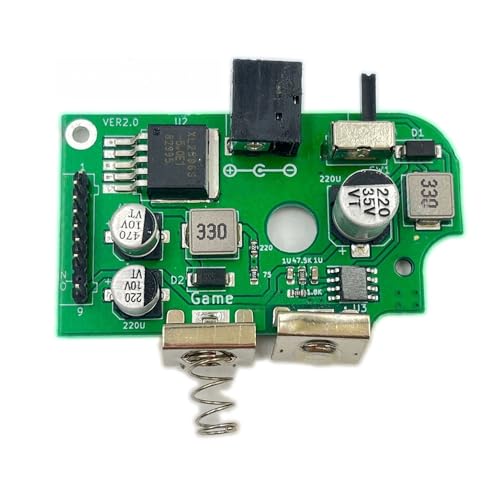 Hzxkqmil Power Board PCB Board for Sega Game Gear, Power Switch Motherboard ON &amp; Off Console Supply Circuit Board Replacement Accessories for Game Gear