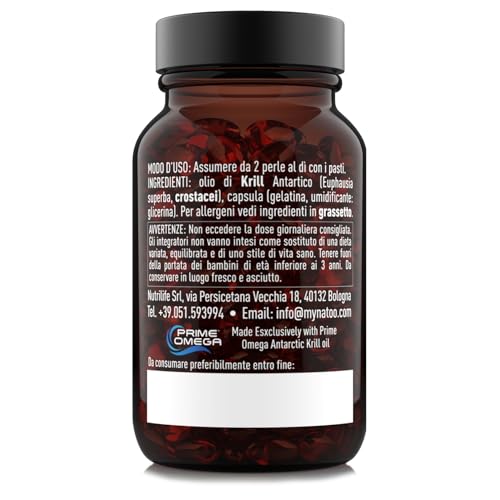 NÄToo Olio Di Krill, 60 Capsule, 1000Mg, Olio Di Krill Antartico, Ricco Di Acidi Grassi Omega 3 E Di Astaxantina, Alta Biodisponibilità - 7
