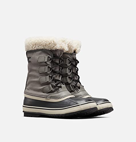 Sorel Women's Winter Boots, Grey Quarry Black, 6.5 #TOP6