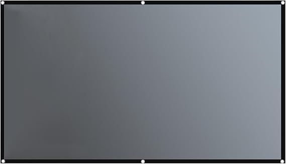 Foldable Cinema Screen-16:9 Polyester Anti-Light 4K HD Tapats with Hooks