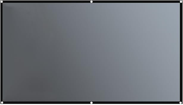 Foldable Cinema Screen-16:9 Polyester Anti-Light 4K HD Tapats with Hooks
