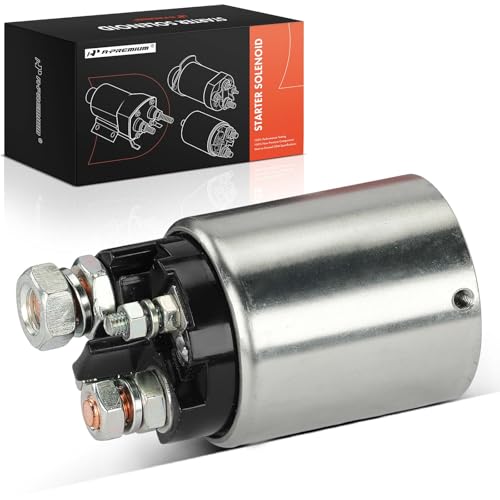 A-Premium Starter Solenoid Compatible with Chevrolet, GMC, Buick, Cadillac, Isuzu, Oldsmobile, Pontiac Models - Camaro, Yukon, Regal, Savana 1500/2500, Blazer, Caprice, Century - 12V