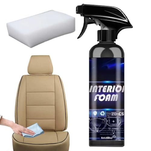 Dmuzsoih Nettoyant Intérieur | Détachant en Mousse pour Nettoyage Détaillé,Nettoyant pour l'Intérieur des Voitures et Autos - pour Le Soin, Les Hommes, Les Cadeaux, Le Camion, Les Femmes Et Les