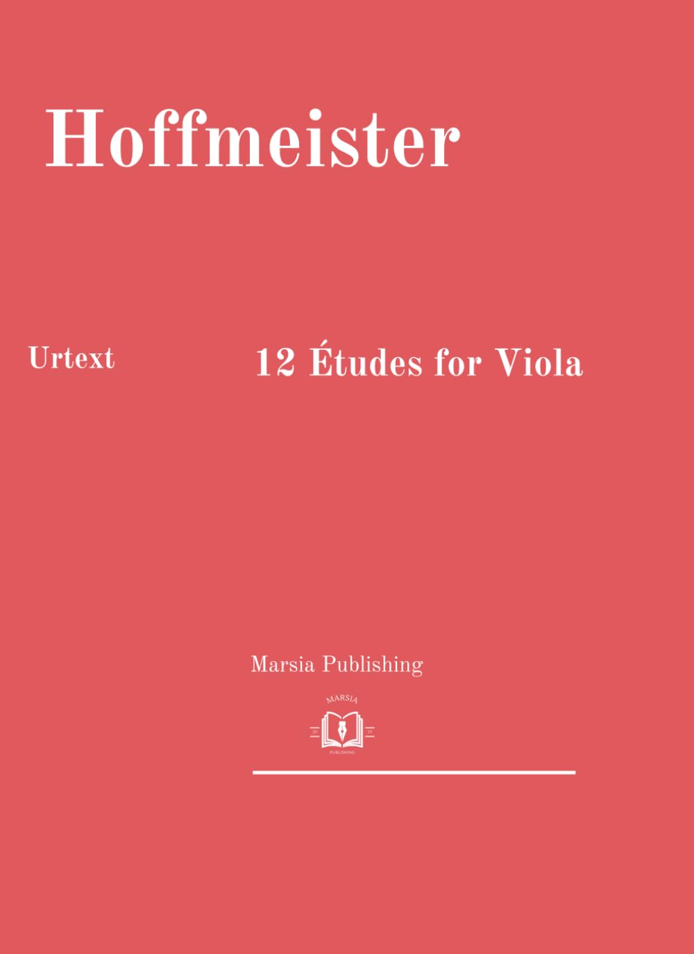 12 Etudes for Viola: Urtext