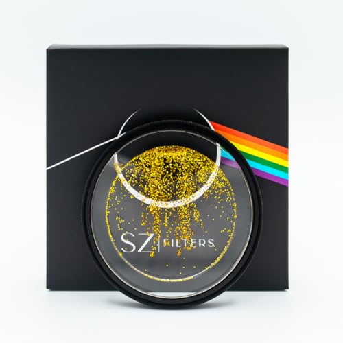 Camera Lens Filter 77mm Midas Touch Liquid Golden Glow Effect for Photography and Video Dreamy Warm Light Diffusion Glass for Portraits Weddings and Cinematic Shoots