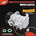 A-Premium Air Conditioner AC Compressor with Clutch Compatible with Honda Element 2.4L 2003-2011
