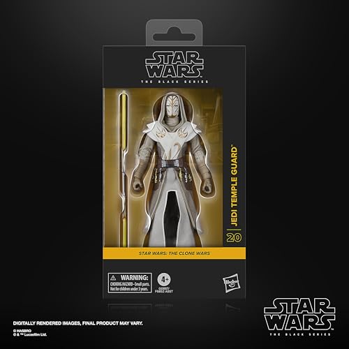 STAR WARS The Black Series Jedi Temple Guard, The Clone Wars Premium Collectible 6 Inch Action Figure by STAR WARS - Used condition - Image 2