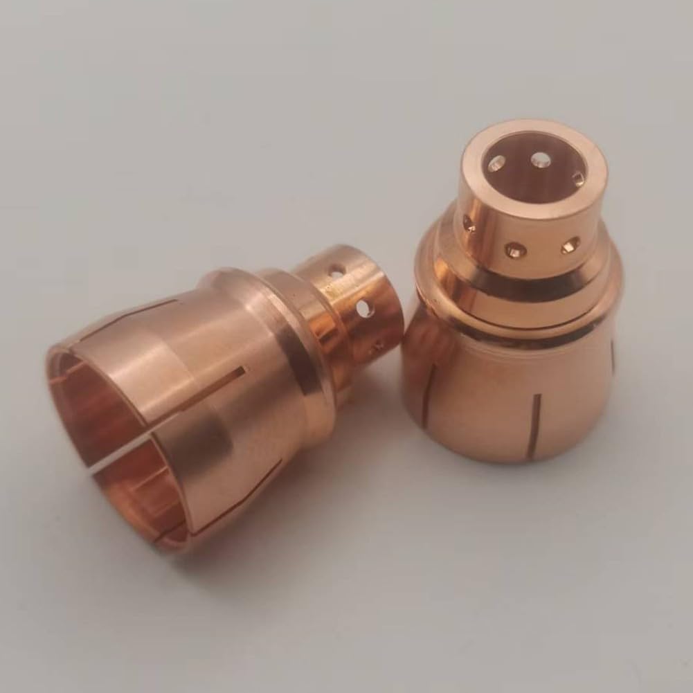 Consumibles para sopletes de corte por plasma, 2 uds 420399 reemplazo de Deflector cobre for antorcha Plasma aire Hypertherm PMX 30