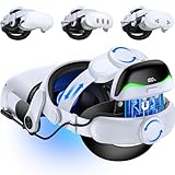 Bandeau pour META QUEST 3S/QUEST 3/QUEST 2 - Le casque Elegamefy Oculus Quest 2 avec batterie est livré avec deux jeux d'éléments de connexion compatibles avec Meta Quest 3 ou Quest 2. Notre bandeau Quest 3S est facile à installer grâce à une vis, moins susceptible de desserrer ou de glisser