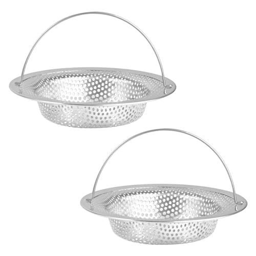 Spülbecken Sieb Mit Druckknopf - Abnehmbares Abflusssieb Für Küche & Bad Mit Verstopfungsschutz