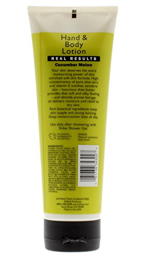 Shikai - Cucumber Melon Hand & Body Lotion, Plant-Based, Perfect For Daily Use, Rich In Botanicals, Makes Skin Softer & More Hydrated, Mildly Formulated For Dry, Sensitive Skin, Creamy Texture (8 Oz) #TOP29