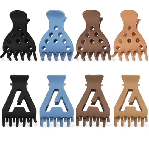 Pinces à cheveux volumisantes KAGNAL lot de 8 pour boucles sans plis effet mat