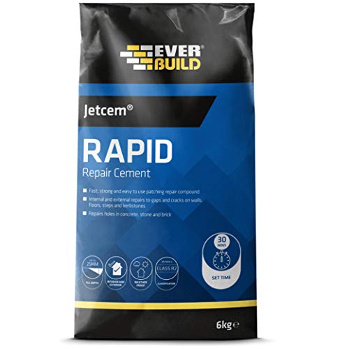Ciment à prise rapide Everbuild Jetcem gris 6 kg pour réparation - 2