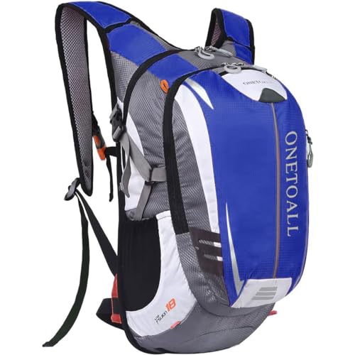LOCAL LION Cycling Backpack, Small Hiking Backpack, Waterproof Bike Biking Backpacks – Lightweight for Skiing Running 18/25L
