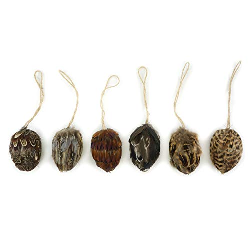 Zucker PH ORNMNT Natural Mixed Feather Christmas Ornament thumb #1
