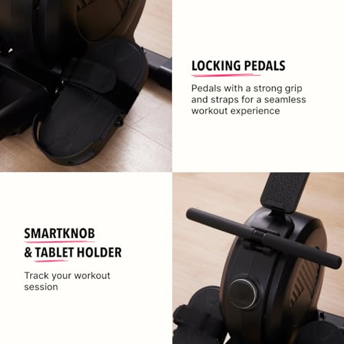 Image of Cultsport smartrow Basel, Max Weight :120kg, Rowing Machine for Full Body Home Workout Machine