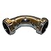 LASCO 03-3851 1-1/4-Inch Chrome Plated Brass Slip Joint Both Ends 90-Degree Elbow with Nuts and Washers