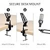 RockJam MS050 Microphone Stand Microphone Scissor Arm Stand Compact Mic Stand made of Durable Steel #4