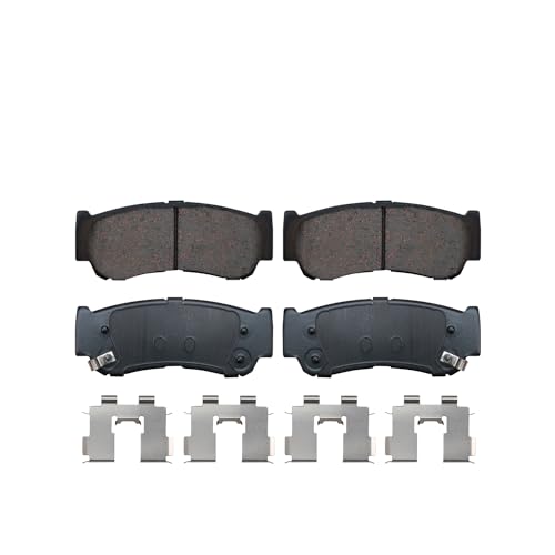 Image of Detroit Axle - Rear Brake Pads for 2007 2008 2009 Hyundai Santa Fe, Ceramic Brake Pads Replacement